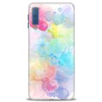 MRCİLETİSİM Kılıf HD Baskılı Kılıf Renk Paleti Samsung Galaxy A7 2018 ile uyumlu