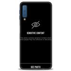 MRCİLETİSİM Kılıf HD Baskılı Kılıf Sensitive Content Samsung Galaxy A7 2018 ile uyumlu