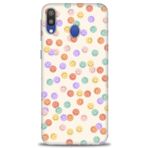 MRCİLETİSİM (mrc-1258) Tam Ekran Koruyucu Kılıf HD Baskılı Kılıf Gülen Yüzler Samsung Galaxy A10S ile uyumlu