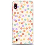 MRCİLETİSİM (mrc-1428) Tam Ekran Koruyucu Kılıf HD Baskılı Kılıf Gülen Yüzler Samsung Galaxy A10 ile uyumlu