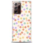 MRCİLETİSİM (mrc-15028) Tam Ekran Koruyucu Kılıf HD Baskılı Kılıf Gülen Yüzler Samsung Galaxy Note 20 Ultra ile uyumlu