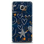 MRCİLETİSİM (mrc-15324) Tam Ekran Koruyucu Kılıf HD Baskılı Kılıf Notalar ve Kalpler Samsung Galaxy Note 5 ile uyumlu