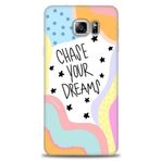 MRCİLETİSİM (mrc-15341) Tam Ekran Koruyucu Kılıf HD Baskılı Kılıf Chase Your Dreams Samsung Galaxy Note 5 ile uyumlu