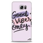 MRCİLETİSİM (mrc-15360) Tam Ekran Koruyucu Kılıf HD Baskılı Kılıf Good Vibes Samsung Galaxy Note 5 ile uyumlu