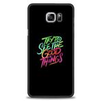 MRCİLETİSİM (mrc-15366) Tam Ekran Koruyucu Kılıf HD Baskılı Kılıf Good Things Samsung Galaxy Note 5 ile uyumlu