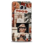 MRCİLETİSİM (mrc-15385) Tam Ekran Koruyucu Kılıf HD Baskılı Kılıf I Dont Care Samsung Galaxy Note 5 ile uyumlu