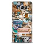 MRCİLETİSİM (mrc-15407) Tam Ekran Koruyucu Kılıf HD Baskılı Kılıf Pink Motel Samsung Galaxy Note 5 ile uyumlu