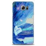 MRCİLETİSİM (mrc-15408) Tam Ekran Koruyucu Kılıf HD Baskılı Kılıf Mavi Beyaz Samsung Galaxy Note 5 ile uyumlu