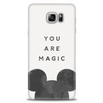 MRCİLETİSİM (mrc-15409) Tam Ekran Koruyucu Kılıf HD Baskılı Kılıf You Are Magic Samsung Galaxy Note 5 ile uyumlu