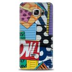 MRCİLETİSİM (mrc-15453) Tam Ekran Koruyucu Kılıf HD Baskılı Kılıf Grafiti Samsung Galaxy Note 5 ile uyumlu
