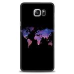 MRCİLETİSİM (mrc-15466) Tam Ekran Koruyucu Kılıf HD Baskılı Kılıf Dünya Haritası Samsung Galaxy Note 5 ile uyumlu