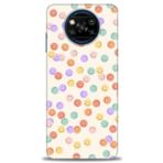 MRCİLETİSİM (mrc-17578) Tam Ekran Koruyucu Kılıf HD Baskılı Kılıf Gülen Yüzler Xiaomi Poco X3 Pro ile uyumlu