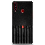 MRCİLETİSİM (mrc-2257) Tam Ekran Koruyucu Kılıf HD Baskılı Kılıf Kibrit Çöpleri Samsung Galaxy A20S ile uyumlu