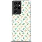 MRCİLETİSİM (mrc-25165) Tam Ekran Koruyucu Kılıf HD Baskılı Kılıf Minik Tosbağalar Samsung Galaxy S21 Ultra ile uyumlu