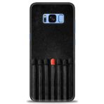 MRCİLETİSİM (mrc-26737) Tam Ekran Koruyucu Kılıf HD Baskılı Kılıf Kibrit Çöpleri Samsung Galaxy S8 Plus ile uyumlu