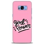 MRCİLETİSİM (mrc-26740) Tam Ekran Koruyucu Kılıf HD Baskılı Kılıf Girll Power Samsung Galaxy S8 Plus ile uyumlu