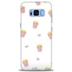 MRCİLETİSİM (mrc-26741) Tam Ekran Koruyucu Kılıf HD Baskılı Kılıf Pop Samsung Galaxy S8 Plus ile uyumlu