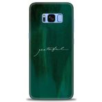MRCİLETİSİM (mrc-26749) Tam Ekran Koruyucu Kılıf HD Baskılı Kılıf Grateful Samsung Galaxy S8 Plus ile uyumlu