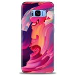 MRCİLETİSİM (mrc-26763) Tam Ekran Koruyucu Kılıf HD Baskılı Kılıf Renkler Samsung Galaxy S8 Plus ile uyumlu