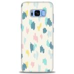 MRCİLETİSİM (mrc-26786) Tam Ekran Koruyucu Kılıf HD Baskılı Kılıf Blue Samsung Galaxy S8 Plus ile uyumlu
