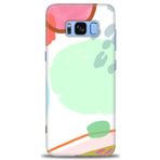 MRCİLETİSİM (mrc-26793) Tam Ekran Koruyucu Kılıf HD Baskılı Kılıf Benekli Samsung Galaxy S8 Plus ile uyumlu