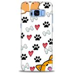 MRCİLETİSİM (mrc-26815) Tam Ekran Koruyucu Kılıf HD Baskılı Kılıf Dog Samsung Galaxy S8 Plus ile uyumlu