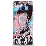 MRCİLETİSİM (mrc-26846) Tam Ekran Koruyucu Kılıf HD Baskılı Kılıf Yazılar Samsung Galaxy S8 Plus ile uyumlu