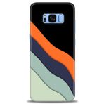MRCİLETİSİM (mrc-26852) Tam Ekran Koruyucu Kılıf HD Baskılı Kılıf Siyah Samsung Galaxy S8 Plus ile uyumlu