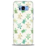 MRCİLETİSİM (mrc-26854) Tam Ekran Koruyucu Kılıf HD Baskılı Kılıf Minik Kaplumbağalar Samsung Galaxy S8 Plus ile uyumlu