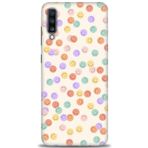MRCİLETİSİM (mrc-5678) Tam Ekran Koruyucu Kılıf HD Baskılı Kılıf Gülen Yüzler Samsung Galaxy A70 ile uyumlu
