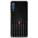 MRCİLETİSİM (mrc-6167) Tam Ekran Koruyucu Kılıf HD Baskılı Kılıf Kibrit Çöpleri Samsung Galaxy A7 2018 ile uyumlu