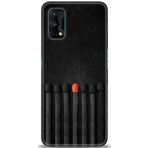 MRCİLETİSİM (mrc1054) Tam Ekran Koruyucu Kılıf HD Baskılı Kılıf Kibrit Çöpleri Realme 7 Pro ile uyumlu