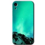 MRCİLETİSİM mrc108479 Aurora Kılıf Baskılı Kapak Tam Ekran Koruyucu iPhone XR ile uyumlu