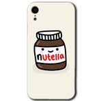 MRCİLETİSİM mrc108486 Nutella Aşkım Kılıf Baskılı Kapak Tam Ekran Koruyucu iPhone XR ile uyumlu