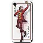 MRCİLETİSİM mrc108511 Joker İskambil Kılıf Baskılı Kapak Tam Ekran Koruyucu iPhone XR ile uyumlu