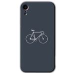 MRCİLETİSİM mrc108606 Bike Kılıf Baskılı Kapak Tam Ekran Koruyucu iPhone XR ile uyumlu