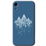 MRCİLETİSİM mrc108652 İceberg Kılıf Baskılı Kapak Tam Ekran Koruyucu iPhone XR ile uyumlu