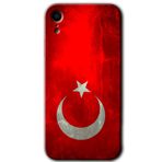 MRCİLETİSİM mrc108762 Albayrak Kılıf Baskılı Kapak Tam Ekran Koruyucu iPhone XR ile uyumlu