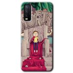 MRCİLETİSİM (mrc110335) Morty Kılıf HD Desen Baskılı Arka Kapak Vivo Y20 ile uyumlu