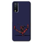 MRCİLETİSİM (mrc110426) DeadPool 3 Kılıf HD Desen Baskılı Arka Kapak Vivo Y20 ile uyumlu