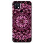 MRCİLETİSİM mrc111179 Mandala Patterns Kaleidoscope Kılıf Baskılı Kapak Tam Ekran Koruyucu Oppo A15s ile uyumlu
