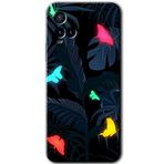 MRCİLETİSİM (mrc111851) Lighter Butterfly Kılıf HD Desen Baskılı Arka Kapak Vivo Y21s ile uyumlu