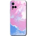 MRCİLETİSİM (mrc111903) Liquid Lekeler Art Kılıf HD Desen Baskılı Arka Kapak Vivo Y21s ile uyumlu
