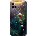 MRCİLETİSİM (mrc112018) Cosmos Kılıf HD Desen Baskılı Arka Kapak Vivo Y21s ile uyumlu