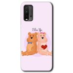 MRCİLETİSİM (mrc11413) Sevgili Ayıcık Kılıf Baskılı Kapak Tam Kaplayan Mat Seramik Xiaomi Redmi 9T ile uyumlu