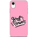 MRCİLETİSİM (mrc11471) Tam Ekran Koruyucu Kılıf HD Baskılı Kılıf Girll Power iPhone XR ile uyumlu