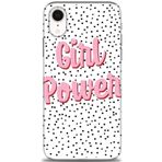 MRCİLETİSİM (mrc11482) Tam Ekran Koruyucu Kılıf HD Baskılı Kılıf Girl Power iPhone XR ile uyumlu