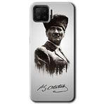 MRCİLETİSİM mrc114854 Mustafa Kemal Atatürk Kılıf Baskılı Kapak Tam Ekran Koruyucu Oppo A73 ile uyumlu