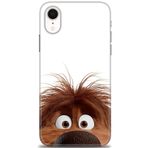 MRCİLETİSİM (mrc11508) Tam Ekran Koruyucu Kılıf HD Baskılı Kılıf Sevimli Köpek iPhone XR ile uyumlu