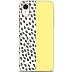 MRCİLETİSİM (mrc11510) Tam Ekran Koruyucu Kılıf HD Baskılı Kılıf Fondo iPhone XR ile uyumlu